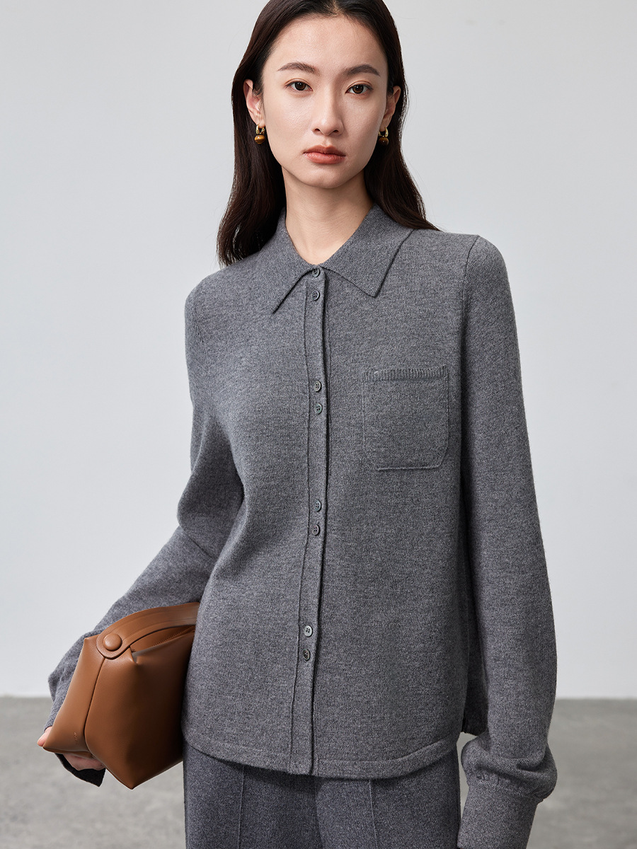 Solid color base sweater